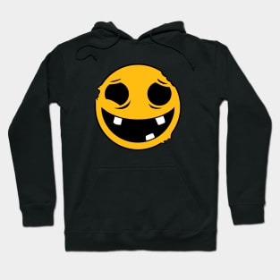 Zomie Beat Up Smiley Face - Emoji Hoodie